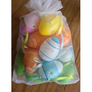 Melinera Decoratie paaseieren 18 stuks