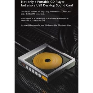 Draagbare Multifunctionele CD-speler met Lange Batterijduur