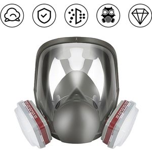 Volgelaatsmasker - Ademhalingsmasker - Herbruikbaar - Beschermend Masker - met Actief Koolfilter - voor Schilderen, Beschermt Tegen Gassen, Verf, Stof, Chemicaliën