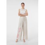 comma - Pantalon - Linnenblend - Wijd - Casual