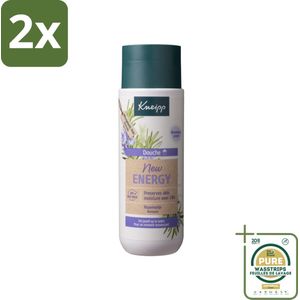 Kneipp Douche New Energy 200 ml - Voordeelverpakking - 2 stuks - Douchegel - Energie