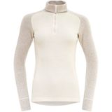 Devold - Duo Active Merino 205 Z Neck - Damesondergoed - Wit
