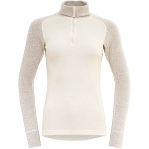 Devold - Duo Active Merino 205 Z Neck - Damesondergoed - Wit
