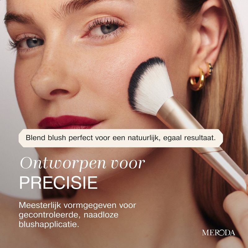 Meroda - Vibrant Cheeks - Make-upkwast - Synthetisch - Vegan