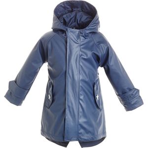 BMS Kinder Regenjacke HafenCity Coat Kids Pu/Lining Marine-128