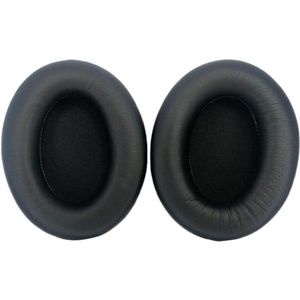 Nordivar - Zachte Vervangende Oorkussens van Eiwitleer voor Hoofdtelefoon, Zwart, Comfortabele Kussens