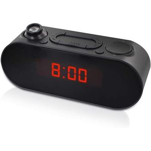 Lexium Wekkerradio Op Netstroom - Klokradio - Wekkerradio - Klokradio Met Wekker - Wekkerradio Dab - Wekker Dab Radio