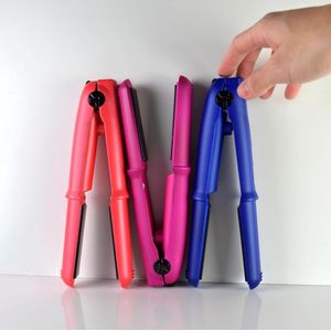 Compact formaat Draadloze Stijltang voor op reis - Oplaadbaar via USB - Instelbare temperatuur tot 200 °C - Roze