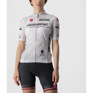 Castelli Giro d'Italia Fietsshirt korte mouwen Wit Dames - COMPETIZIONE W JERSEY BIANCO - M