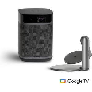 XGIMI MoGo 2 (GTV) Pro Draagbare Smart-Projector met Statief – Full HD 1080p – 400 ISO Lumen – Google TV met Netflix – Dolby Audio