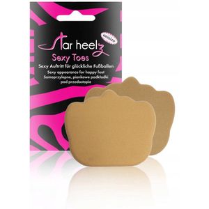 Star Heelz Sexy Toes Beige Schuimzolen voor Dames