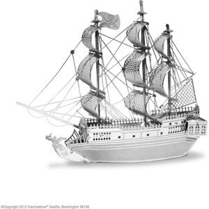 Metal Earth Modelbouw 3D Piratenschip - Metaal