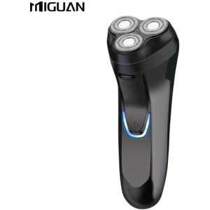 3koppen Miguan Scheerapparaat - Usb Oplaadbare Scheerapparaat - Gezicht + Baard + Body Shaver - Voor perfecte Lichaamshaar verzorging - Unisex - Kleur: Zwart