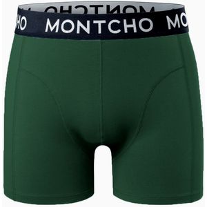 MONTCHO - Dazzle Series - Boxershort Heren - Onderbroeken heren - Boxershorts - Heren ondergoed - 1 Pack - Groen - Heren - Maat S