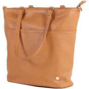 Little Unicorn Citywalk Tote Luiertas Cognac - Vegan Leer - Werktas