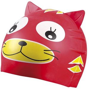 BECO kinder badmuts kat - rood - One size