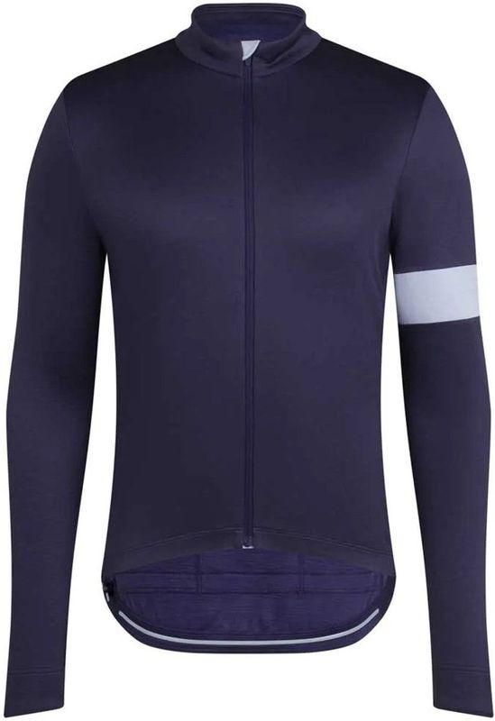 Rapha Classic Long Sleeve Jersey Fietsshirt (Heren |blauw)