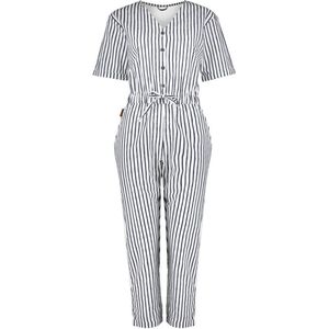 Alife & Kickin Damen Overall JellaAK Jumpsuit White-XS