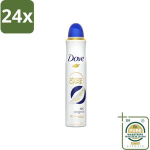 Dove - Deodorant - Spray Advanced Care - Frisse en langdurige bescherming - 200 ml - Voordeelverpakking - 24 stuks - Deodorant spray - 72 uur bescherming