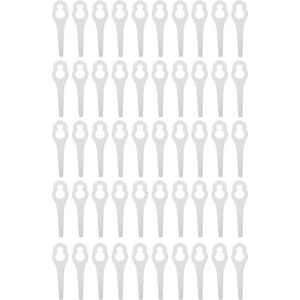 Grasmaaier Mes 50 stuks - Grasmaaier Onderdelen - Fit voor BOSCH ALM 28 ART 30 ART 23 Accu ART 23 U - Plastic Messen - Content .
