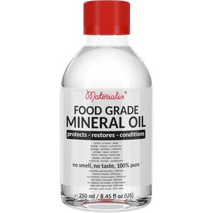 Materialix Minerale Olie voor Hout en Bamboe Snijplanken - Voedselveilig - 250ml
