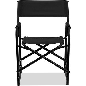 E-Z UP - Regisseursstoel - Standaard (zithoogte 46 cm) - Zwart aluminium frame