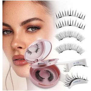 Equivera Magnetische Wimpers - Magnetische Wimpers - Magnetische Wimpers met Applicator - Herbruikbare Magnetische Wimpers - Nep Wimpers - Nep Wimpers Set - Fake Magnetic Lashes - Wimper Extension - Fake Lashes Set