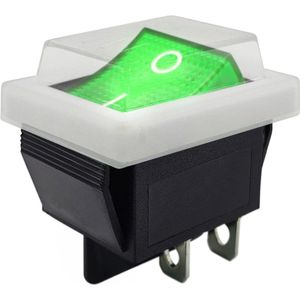 Tuimelschakelaar 5 stks/partij KCD3 30 * 13mm Rode LED SPST