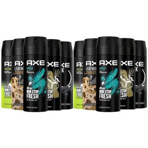 AXE Deodorant Bodyspray MIX - 10 Stuks