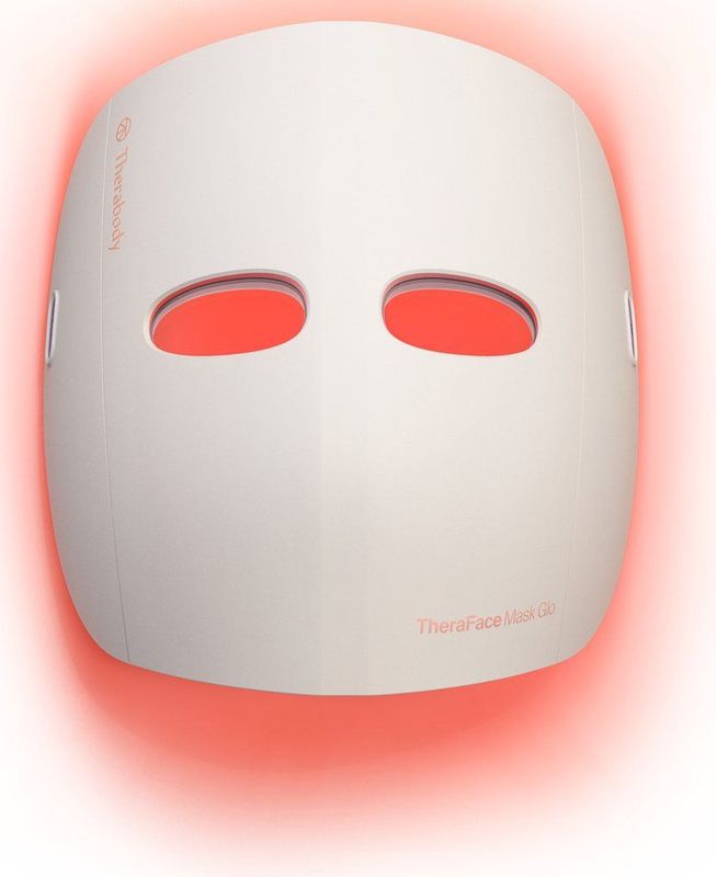 Therabody - TheraFace Mask Glo - LED Gezichtsmasker - Rood Licht Therapie - Rood + Infrarood + Blauw Licht