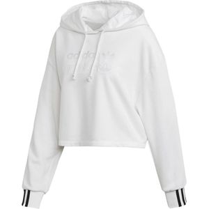 adidas Originals Cropped Hoodie Sweatshirt Vrouwen wit FR42/DE40