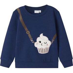 Name It - NMFNORA SWEAT - Sweatshirt - Blueprint - Lange Mouwen