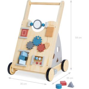 Pinolino - Activity Walker - Loopwagen Titu - Hou - Grijs