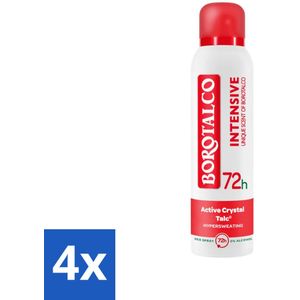 Borotalco Deospray Intensive 150 ml - Voordeelverpakking - 4 stuks
