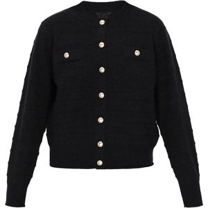 DreiMaster - Klassik - Gebreid Vest - Zwart