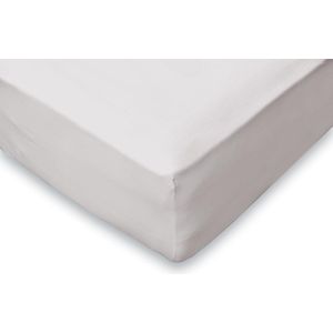Eleganzzz Hoeslaken 180gr m2 Hoogwaardig Flanel 35cm Hoekhoogte - licht grijs 140x200cm