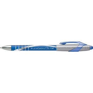 Balpen Papermate Flexgrip Elite Blauw - 12 Stuks