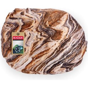 KADAX Kussen van velours, 33 x 41 cm, sierkussen met steenmotief, kussen met ritssluiting, decoratieve kussens met siliconenvezels, bankkussen, sofakussen (model 17)