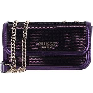 GUESS Schoudertas Avondtas Kaska Mini Convertible Flap Crossbody Bag Amethyst Paars
