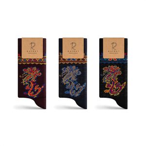 Rafray Socks - Paisley Sokken Gift box - Premium Katoen - 3 paar - Maat 40-44