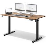 SENSE7 - NOJO - Zit Sta Bureau - Zwart - Elektrisch Verstelbaar 140 x 70 cm