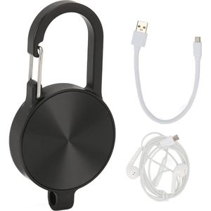 Afluisterapparatuur - Spion Verborgen Spraakrecorder met Ruisonderdrukking Draagsleutelhanger voor Thuisvergadering in de Auto (8GB)