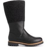 Travelin' - Lagen - Hoge Laarzen - Zwart - Wol/Vilt