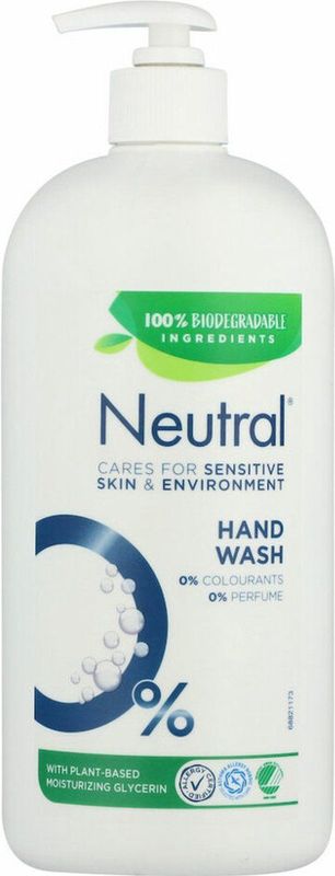 Neutral Vloeibare Handzeep - 6 x 900 ml - Voordeelverpakking