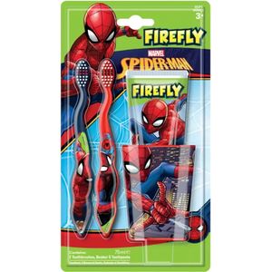 Spiderman - Marvel Firefly - Tandenpoets Set - Compleet Tandenpoetspakket - Voor Jonge Superhelden