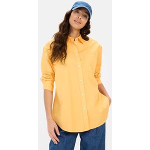 Camel Active - Blouse - Blauw - Katoen