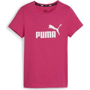PUMA ESS Logo Tee G FALSE T-shirt - Garnet Rose