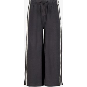 TwoDay meisjes wide leg broek met kanten biezen grijs - Maat 92