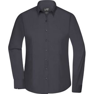 James and Nicholson Blouse Dames Met Lange Mouwen (Carbon) Maat XS