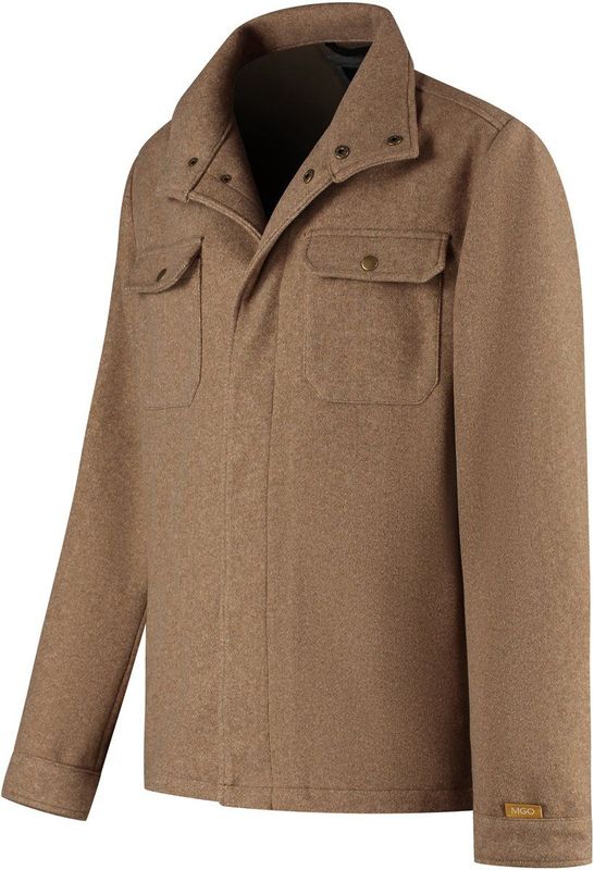 MGO - Cedric - Tussenjas - Lichtbruin - Gevoerd - Wol-look